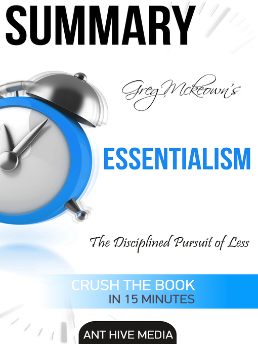 Cover image for Greg Mckeown's Essentialism